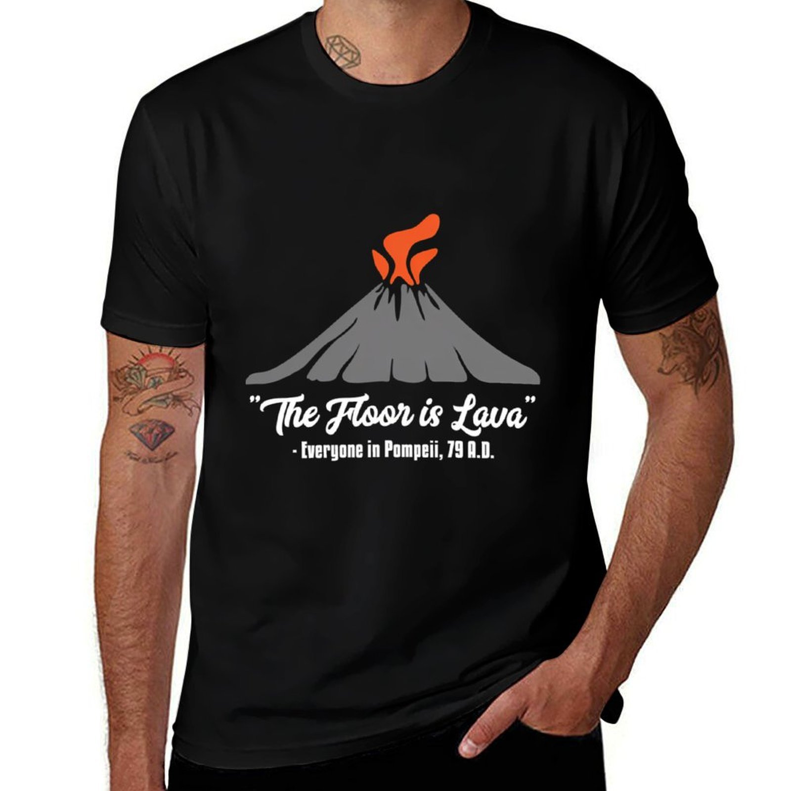 Street Fashion History - Der Boden ist Lava, lustiges T-Shirt