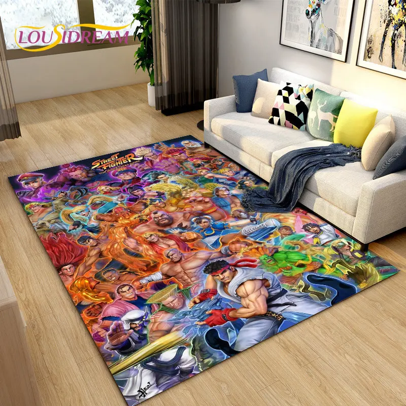 Street Fashion Game - Retro Game Street Fighter Gamer Teppich,