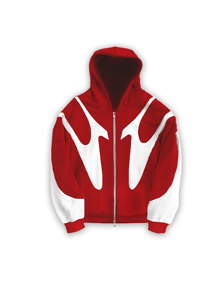 Street Fashion Zip Up Hoodie - Y2k Amerikanischer Retro-Hoodie mit Buchstaben- und