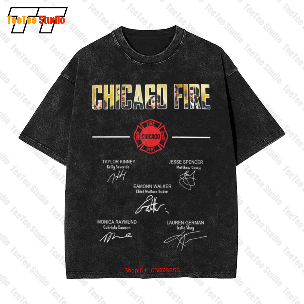 Street Fashion Chicago - Chicago Fire Signatures Film Vintage Übergroßes