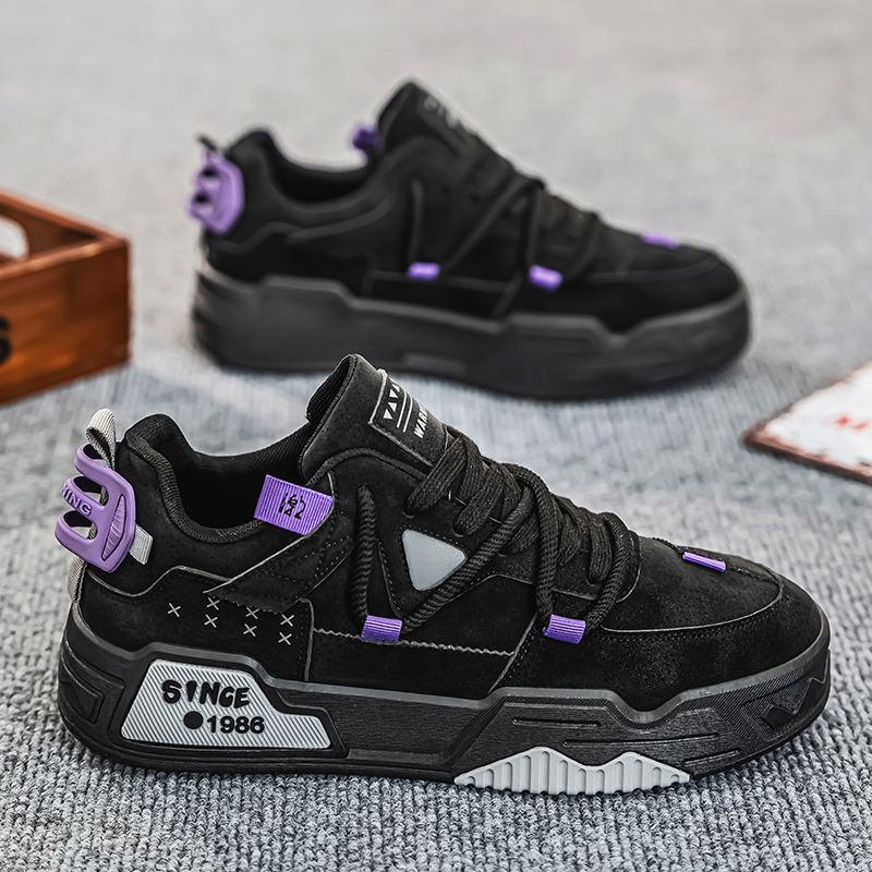 Mesh Top Layering - Herren Mode Low-Top Sneaker mit Dicker