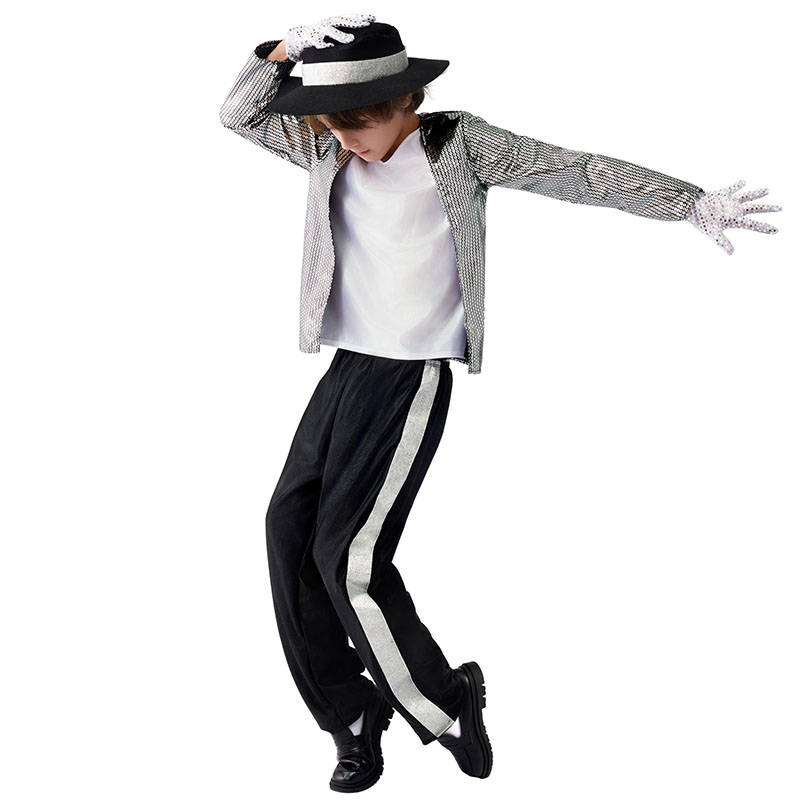 Street Fashion Gloves - Junge Michael Jackson Billie Jean Kostüm