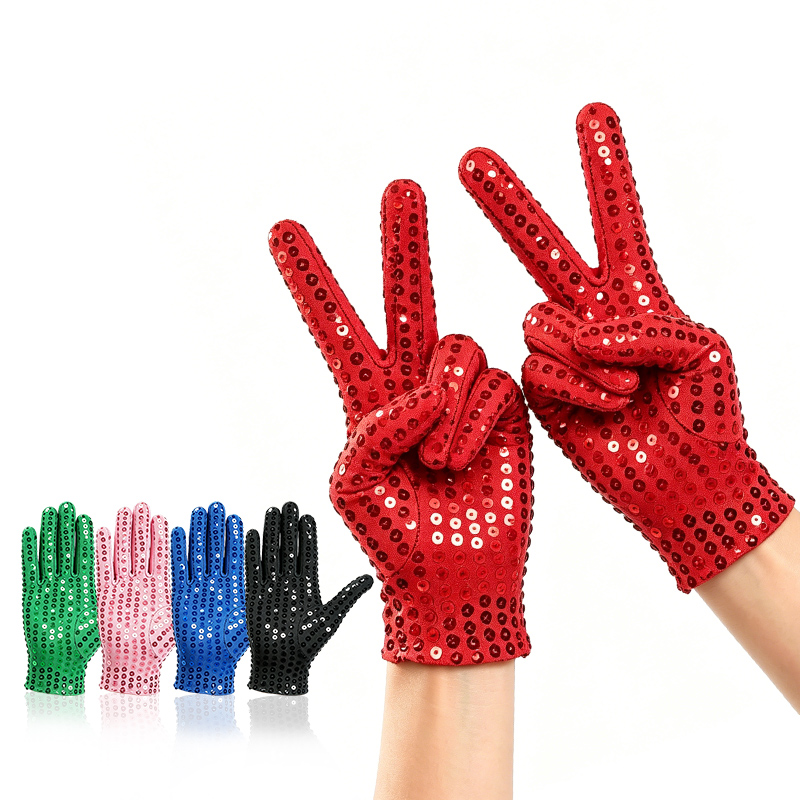 Street Fashion Gloves - Festival-Paillettenhandschuhe für Männer und Frauen, Dünne