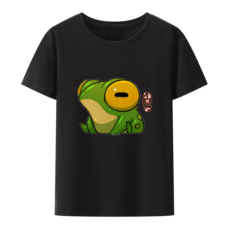 Street Fashion Asian Men - Süßes Baby Chibi Frosch Kunstwerk Asiatischer