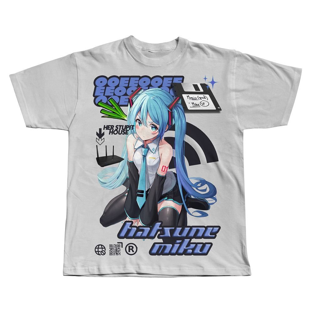 Street Fashion Japan - Hatsune Miku Y2k Top Mode 2026