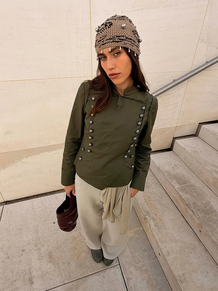 Street Fashion Zip Up Hoodie - Solide Stehkragen-Langarmjacken für Damen, klassische Mode,