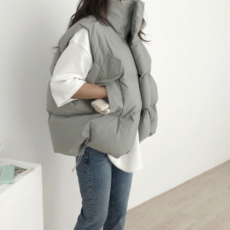 Puffer Vest Padded - Damen-Jacke mit Baumwollpolsterung, 2025, Winter, neue