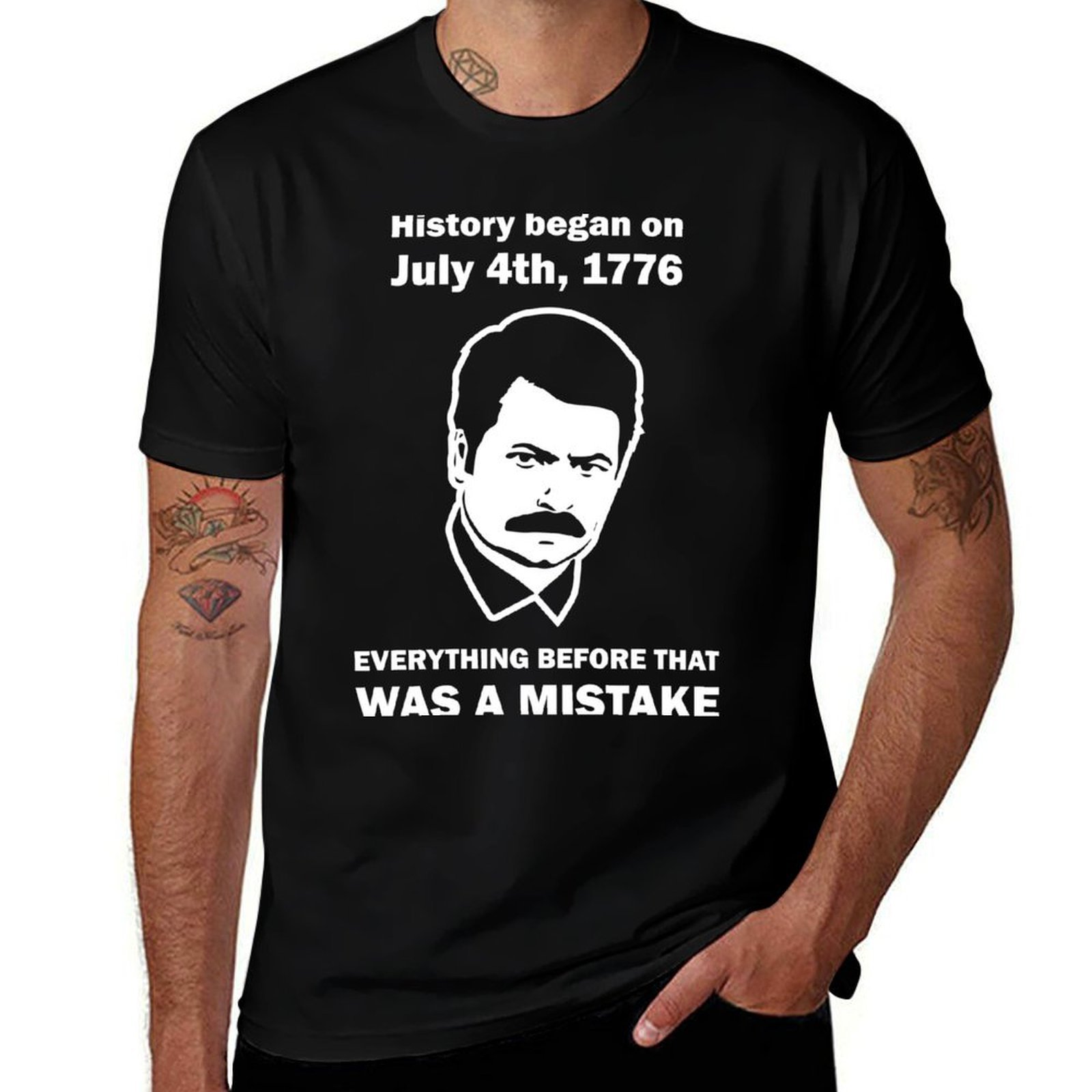 Street Fashion History - Ron Swanson History 4. Juli 1776