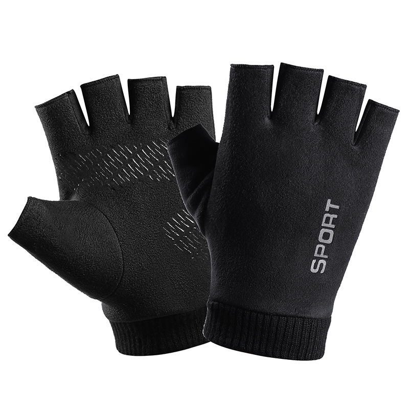 Street Fashion Gloves - Männer Winter Wildleder Leder Plüsch Starke