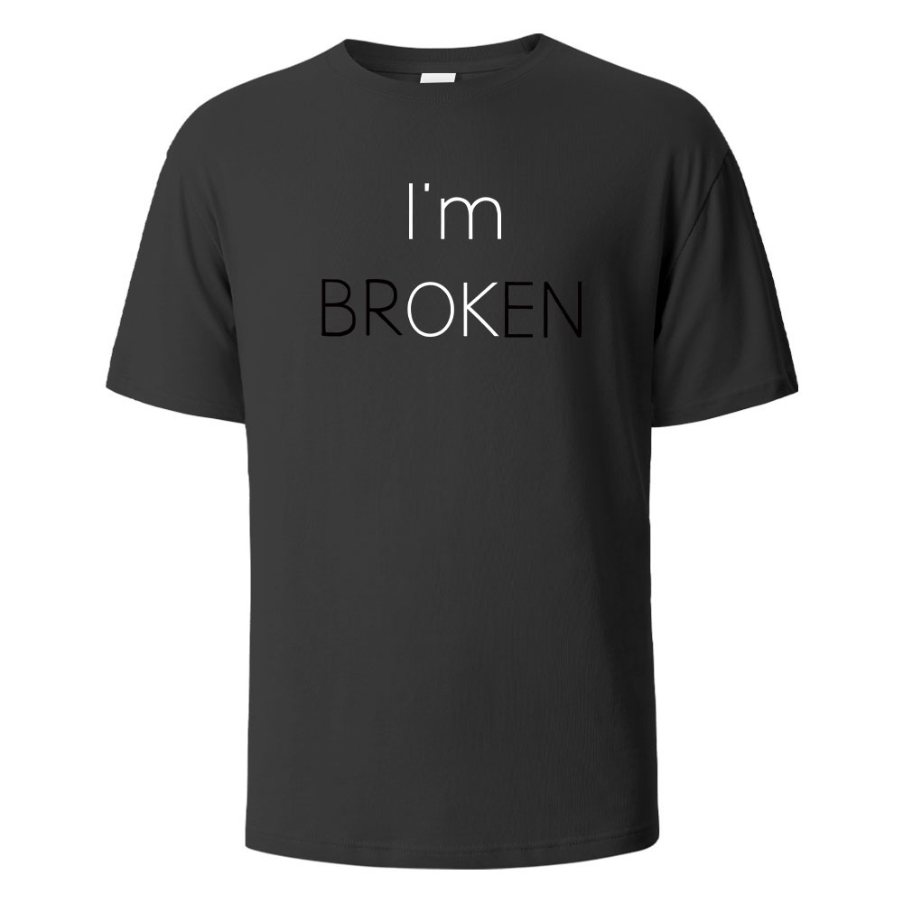 Street Fashion Asian Men - Asiatische Größe „I Am Broken I