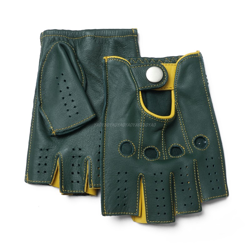 Street Fashion Gloves - Hochwertige 2026 Neue Halbfinger-Herrenhandschuhe aus Echtem