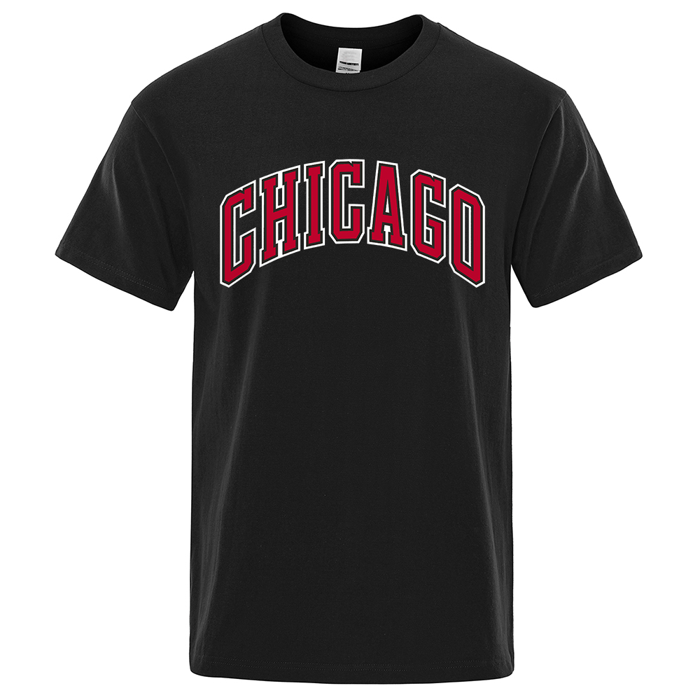 Street Fashion Chicago - Amerikanische Stadt Chicago Herren T-Shirts Lose