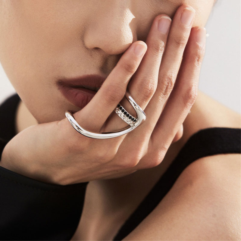 Vent fille Sterling Silber Zir – Street Fashion Rings Bewertung und Preis