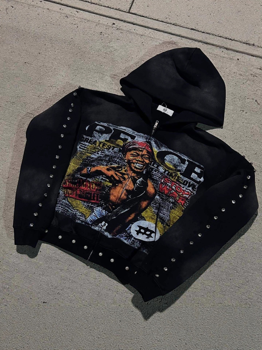 2026 Neuer Amerikanischer Hip- – Street Fashion Zip Up Hoodie Bewertung und Preis