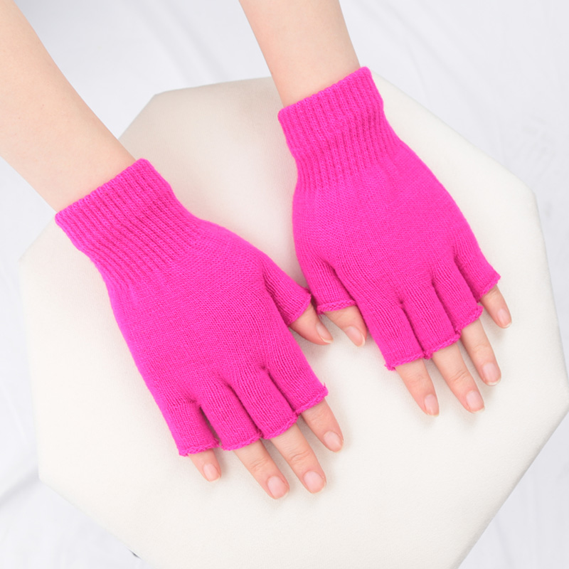 Unisex schwarze Halbfinger-Fin – Street Fashion Gloves Bewertung und Preis