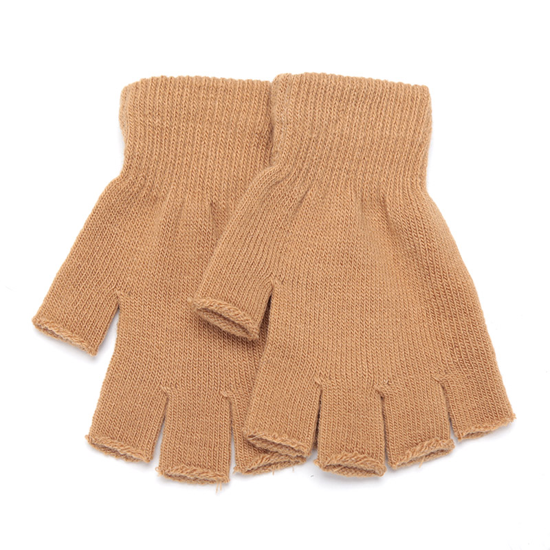 Unisex schwarze Halbfinger-Fin – Street Fashion Gloves Bewertung und Preis