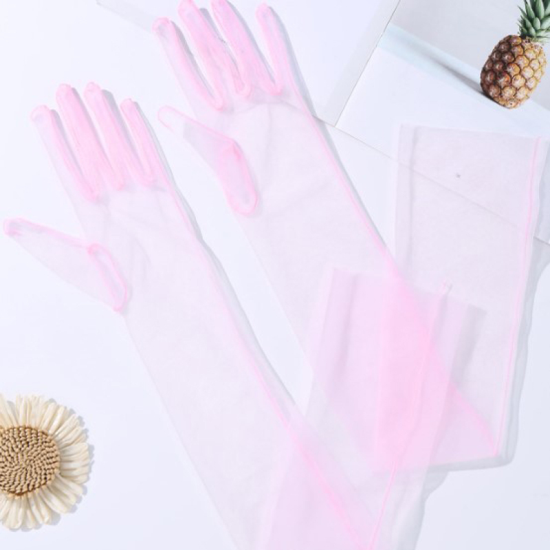 55CM 70CM Sexy Dünne Hohl Tran – Street Fashion Gloves Bewertung und Preis