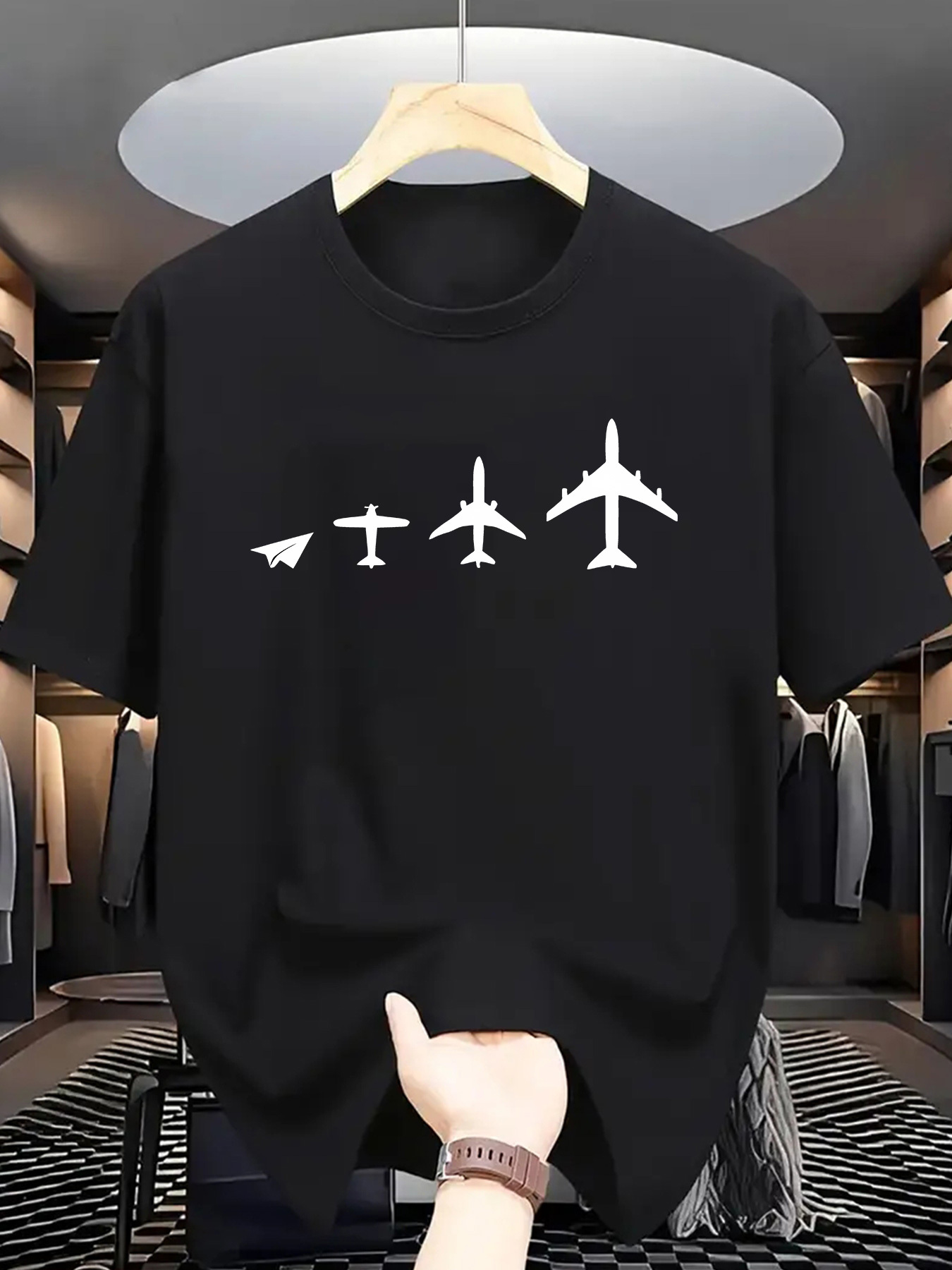 T-Shirt mit Flugzeug-Evolution – Street Fashion Evolution Bewertung und Preis