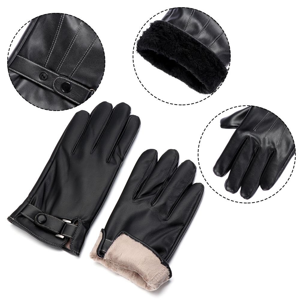 Herren Fleece Thermo Leder han – Street Fashion Gloves Bewertung und Preis