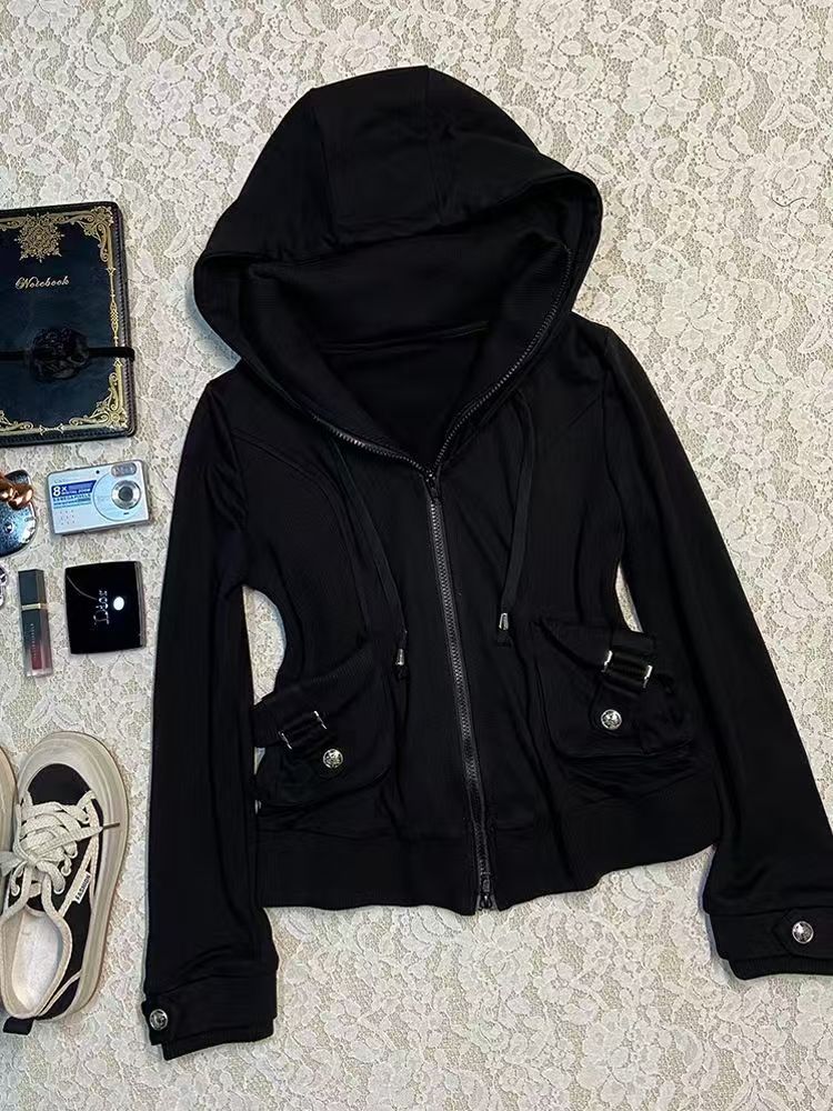 Schwarzer Modischer Neuer Tren – Street Fashion Zip Up Hoodie Bewertung und Preis