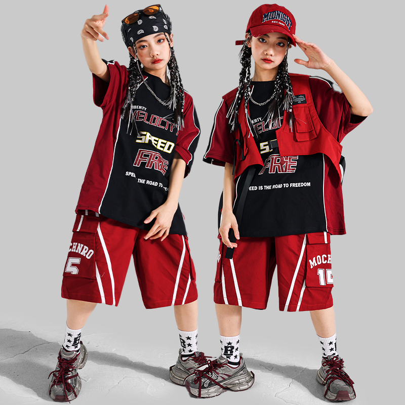 Teenager Mode Hiphop Jazz Danc – Street Fashion Outfit Bewertung und Preis