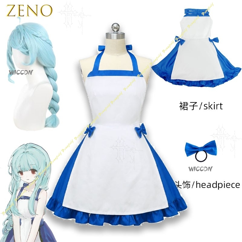 Blaues Charakter-Kostüm Zeno S – Japanese Street Fashion Female Bewertung und Preis