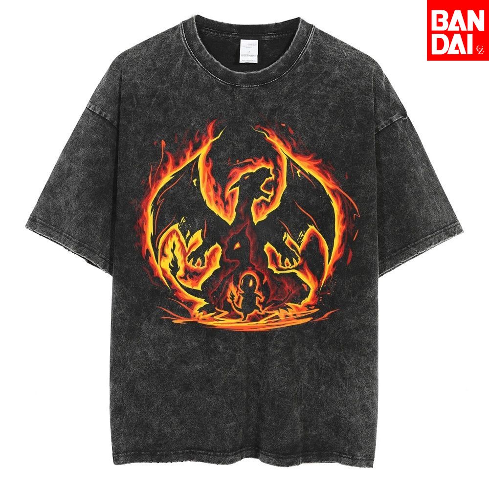 Pokemon Charizard T-Shirt Herr – Street Fashion Japan Bewertung und Preis