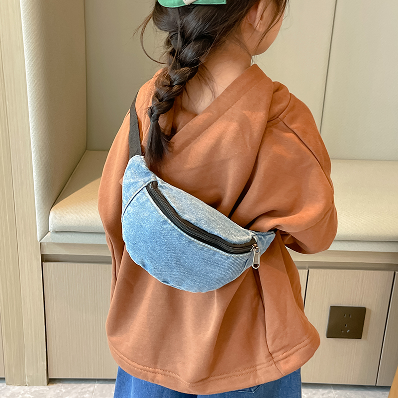 Modische Denim-Kinder-Gürtelta – Street Fashion Kids Bewertung und Preis