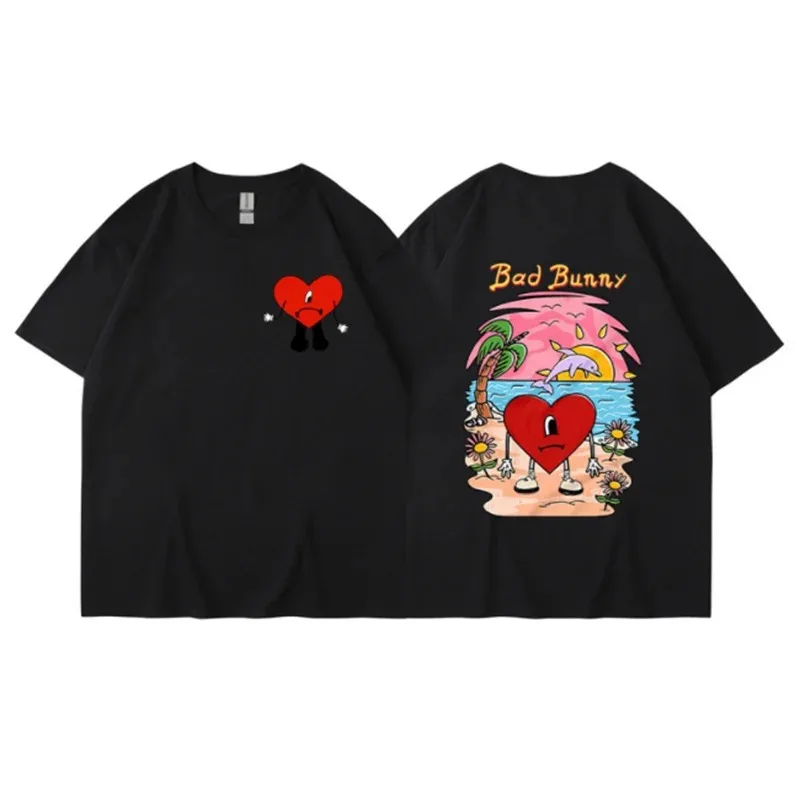 Asiatische Größe Bad Bunny T-S – Street Fashion Asian Men Bewertung und Preis