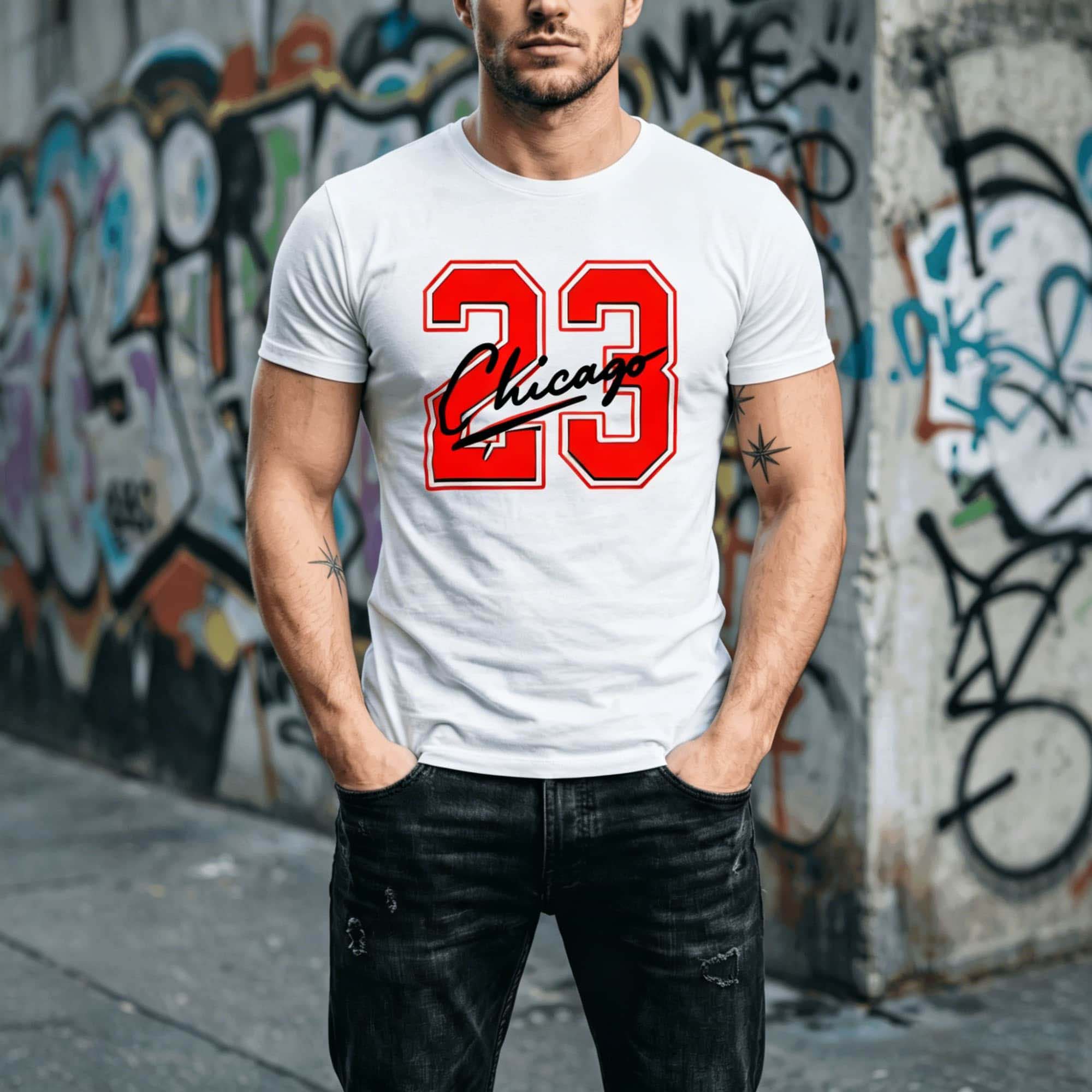 Sommer Herren Chicago Cursive  – Street Fashion Chicago Bewertung und Preis