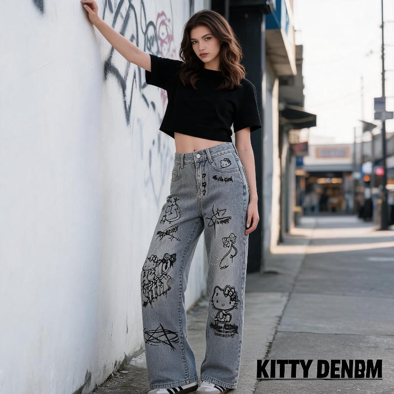 Niedliche Keiokitty Strass Gra – Street Fashion Japan Bewertung und Preis