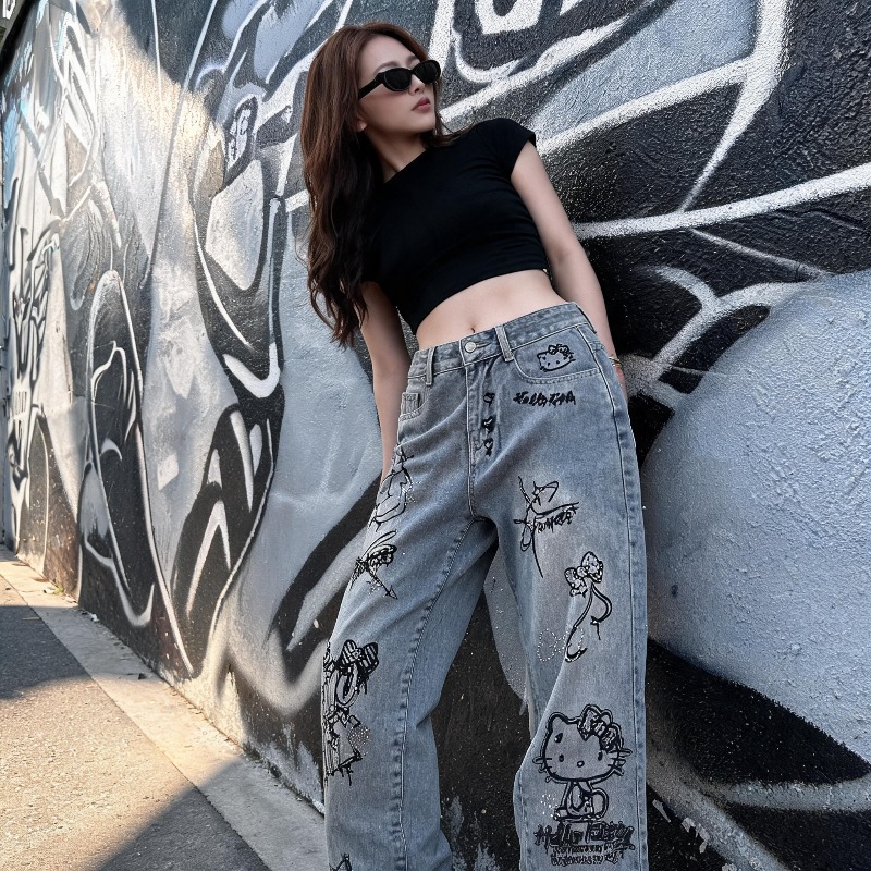 Niedliche Keiokitty Strass Gra – Street Fashion Japan Bewertung und Preis