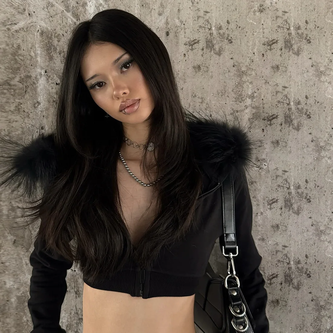 Y2k Gothic Mode Harajuku Ins P – Street Fashion Zip Up Hoodie Bewertung und Preis