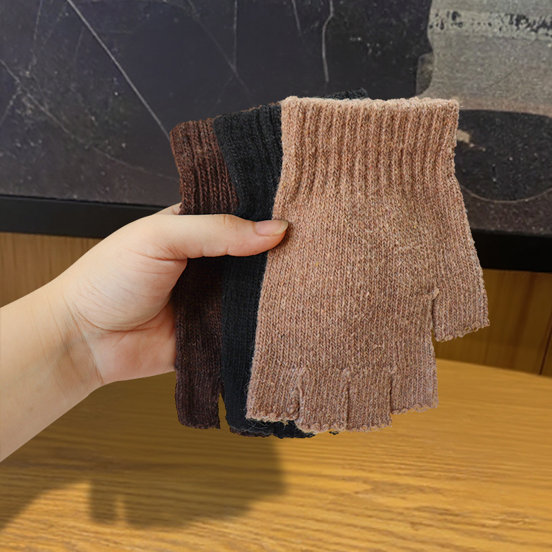 Halbfinger-Handschuhe aus Woll – Street Fashion Gloves Bewertung und Preis