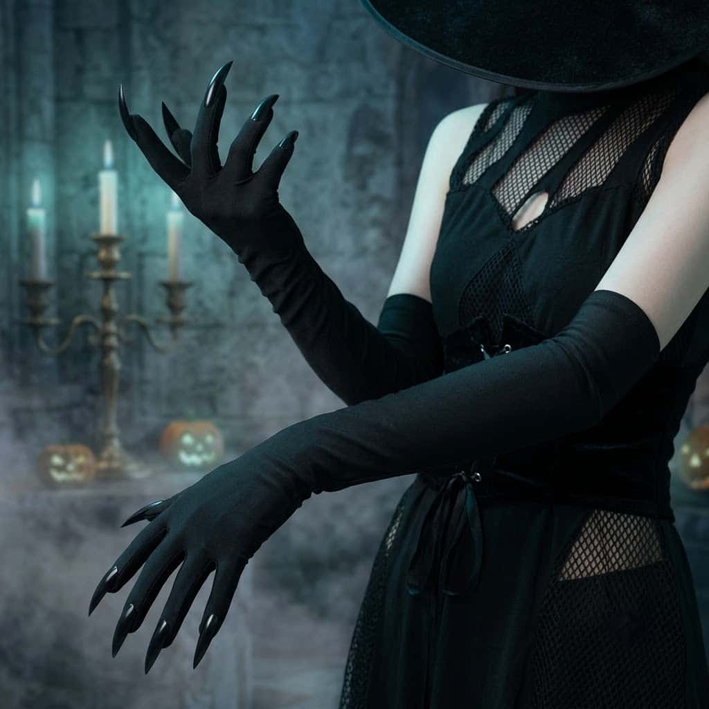 2026 Moon Girl Y2K Gothic Lang – Street Fashion Gloves Bewertung und Preis