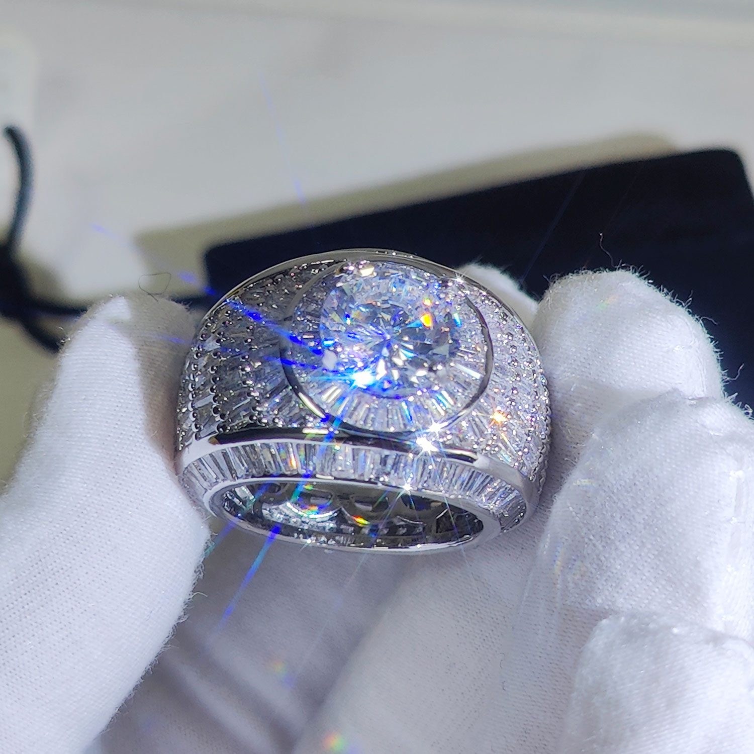 Silber/18 Karat vergoldeter Cl – Street Fashion Rings Bewertung und Preis