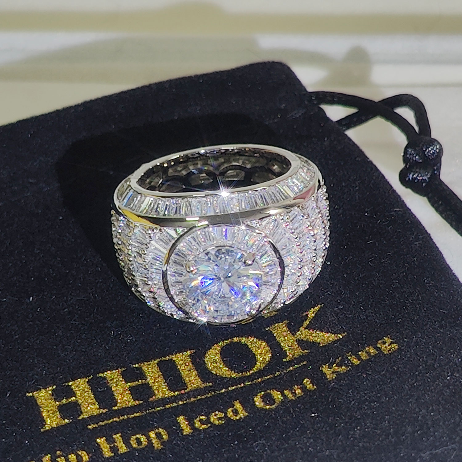 Silber/18 Karat vergoldeter Cl – Street Fashion Rings Bewertung und Preis