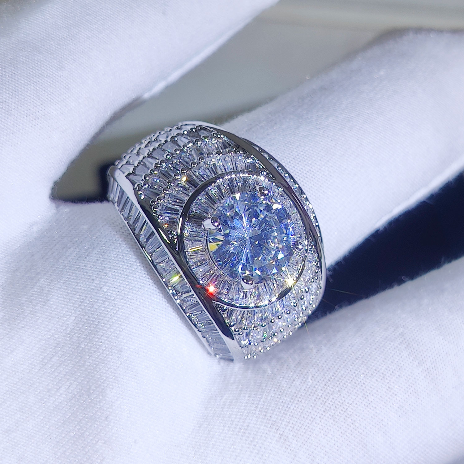 Silber/18 Karat vergoldeter Cl – Street Fashion Rings Bewertung und Preis