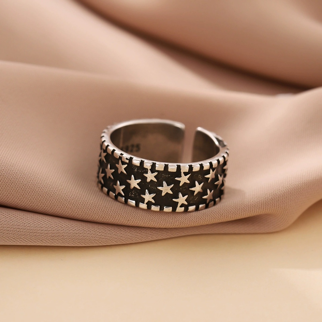 Heiß begehrter neuer 925er Ste – Street Fashion Rings Bewertung und Preis