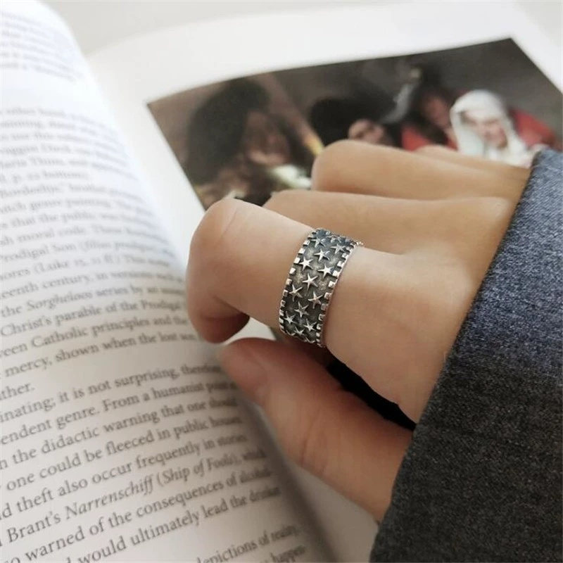 Heiß begehrter neuer 925er Ste – Street Fashion Rings Bewertung und Preis