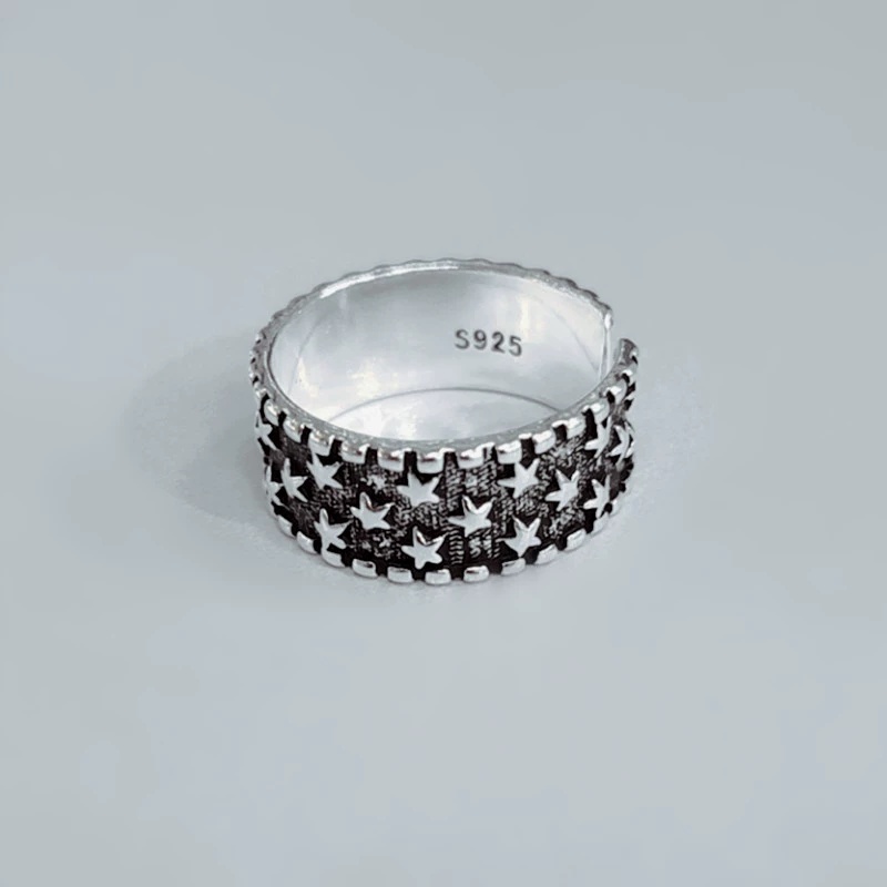 Heiß begehrter neuer 925er Ste – Street Fashion Rings Bewertung und Preis