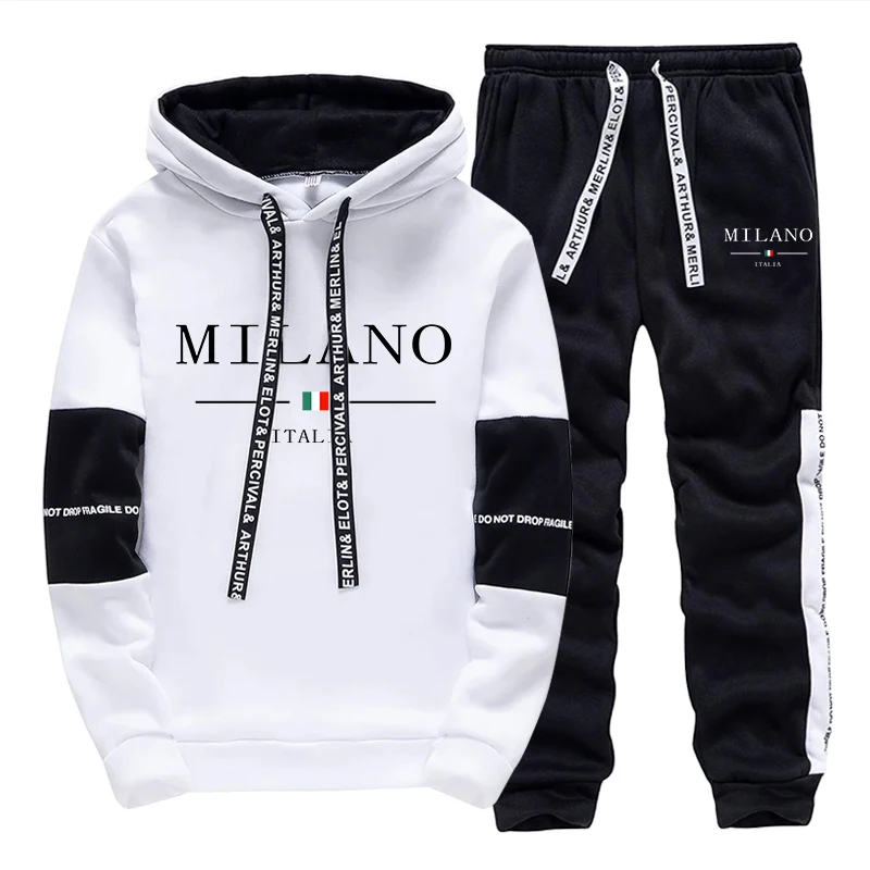Herren-Set/Hoodie/Hose Italien – Street Fashion Outfit Bewertung und Preis