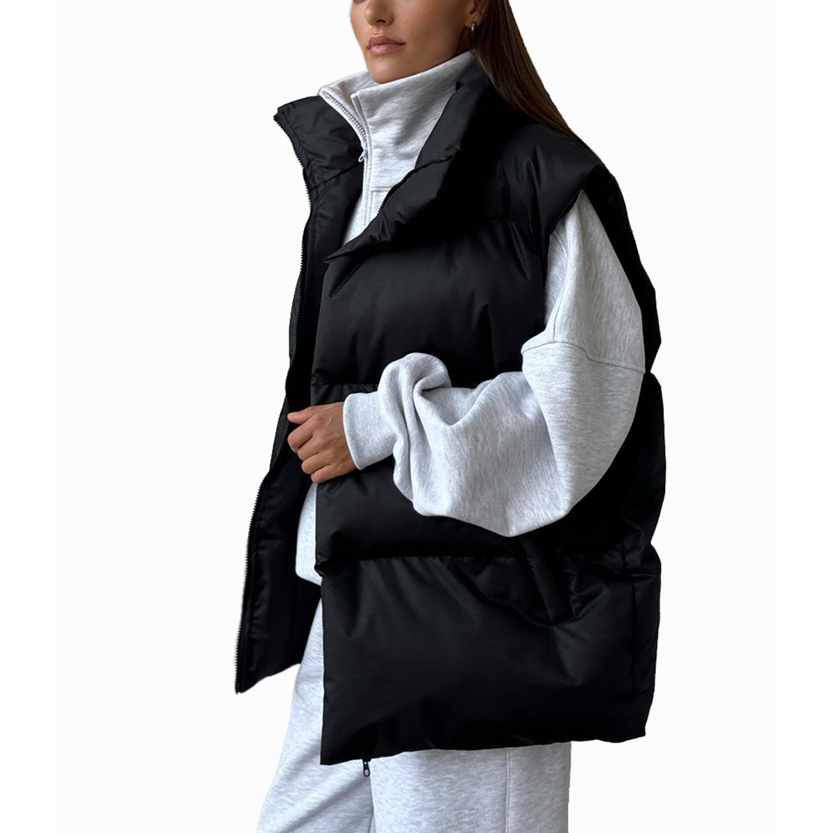 Damen-Oberbekleidung, lässige  – Puffer Vest Padded Bewertung und Preis