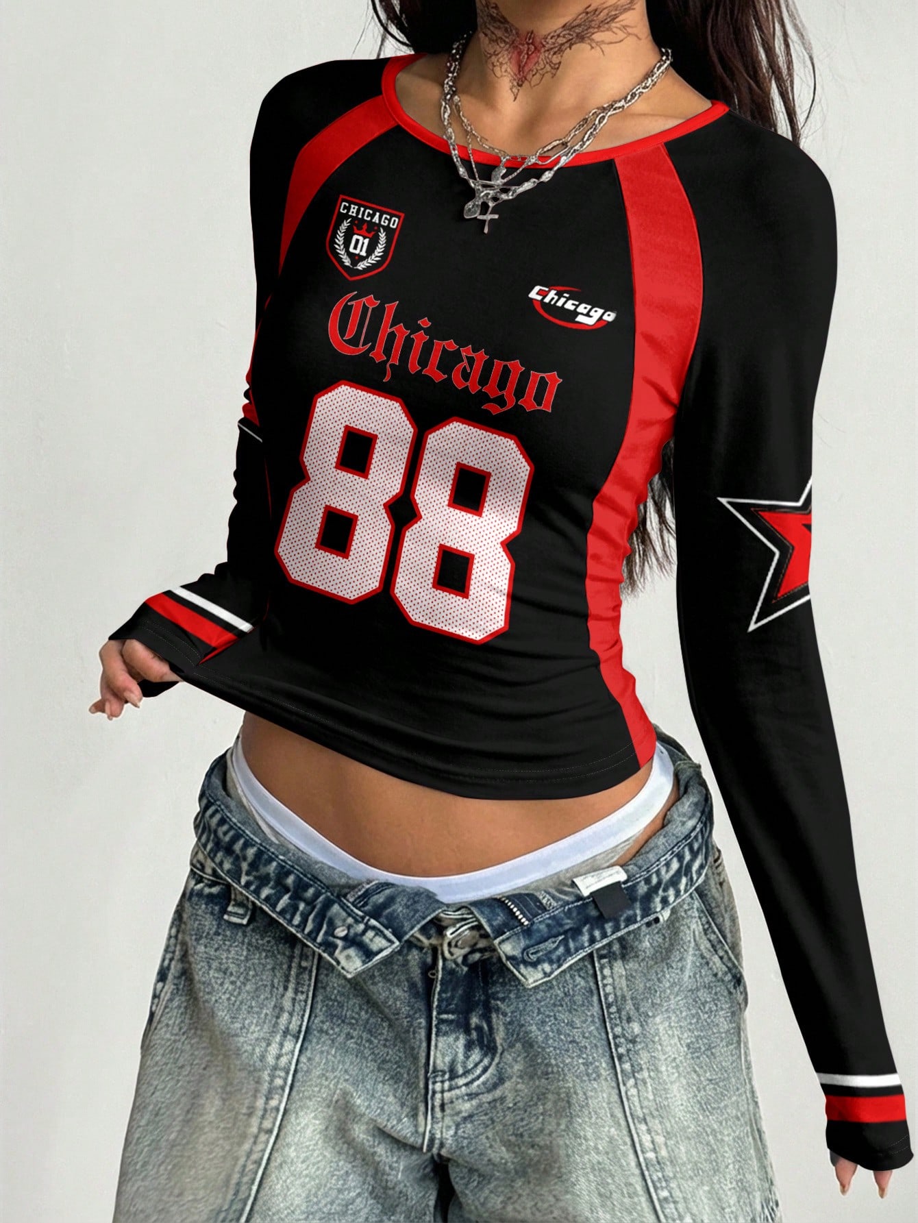 Bequemes Damen-T-Shirt mit Rag – Street Fashion Chicago Bewertung und Preis