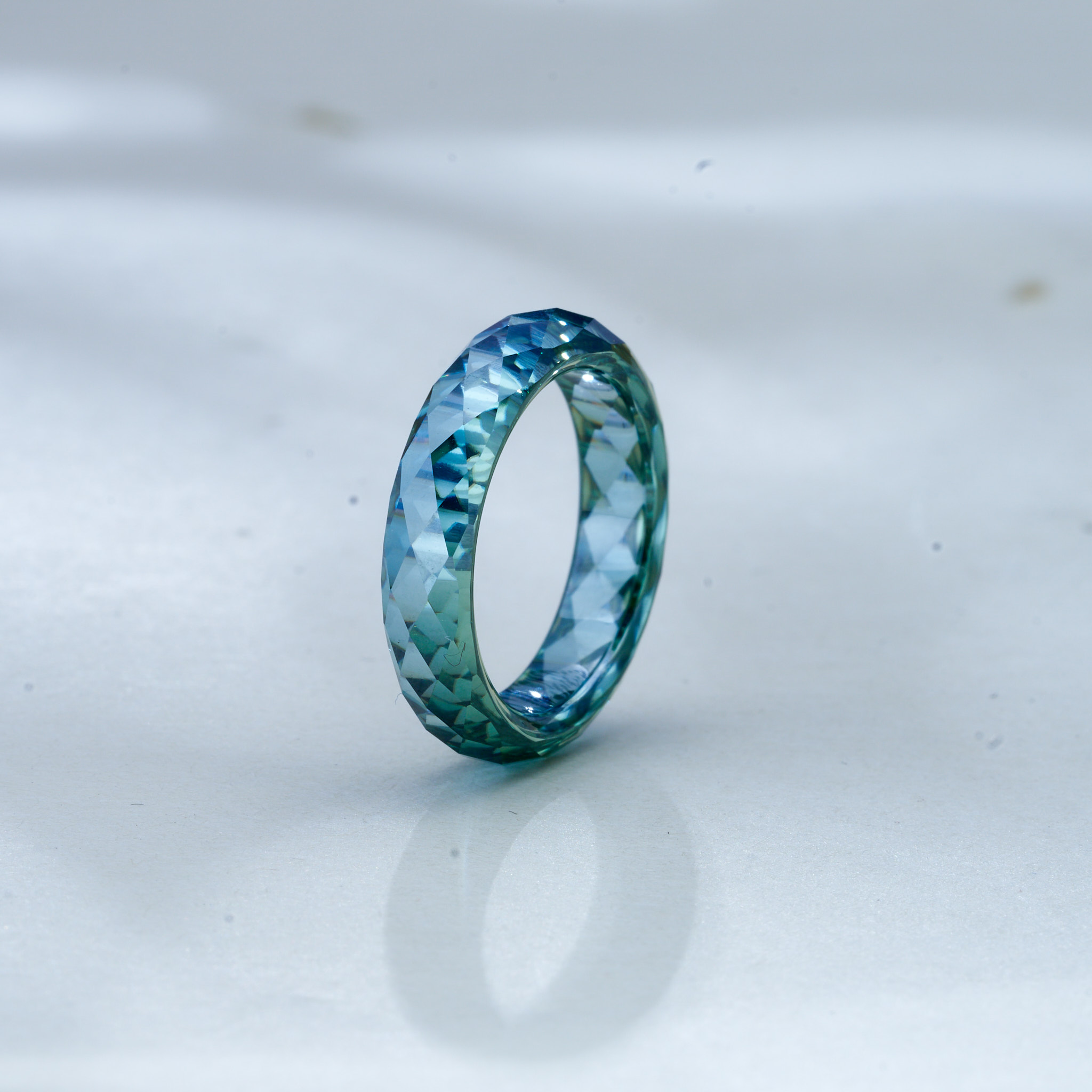 D-Color VVS1 Mehrfarbiger Mois – Street Fashion Rings Bewertung und Preis