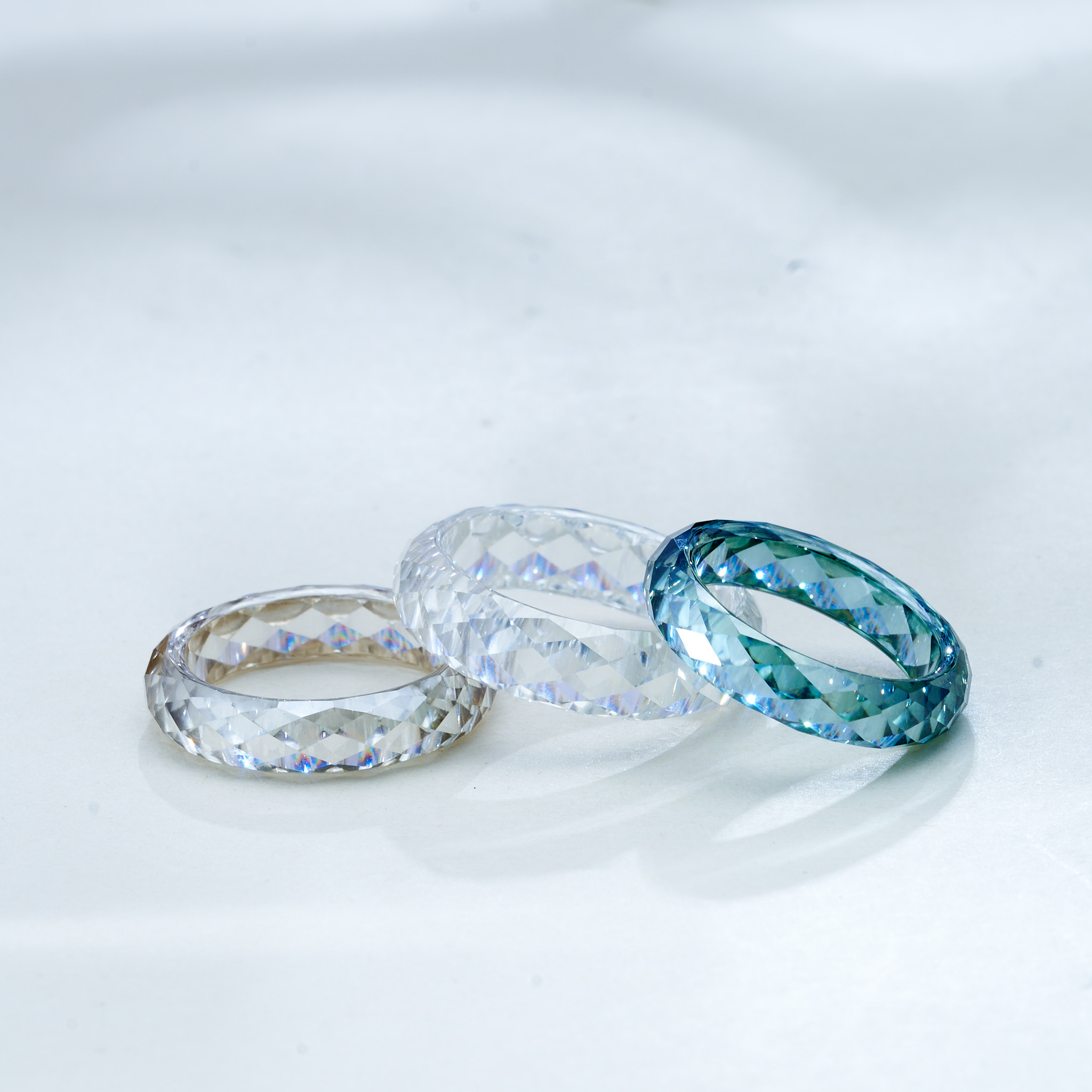 D-Color VVS1 Mehrfarbiger Mois – Street Fashion Rings Bewertung und Preis
